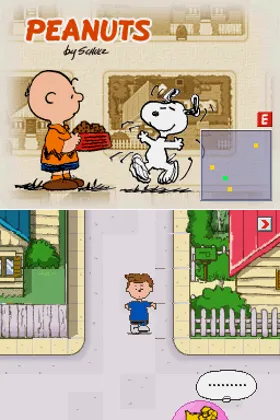 Snoopy DS - Snoopy to Nakama-tachi ni Ai ni Ikou! (Japan) screen shot game playing